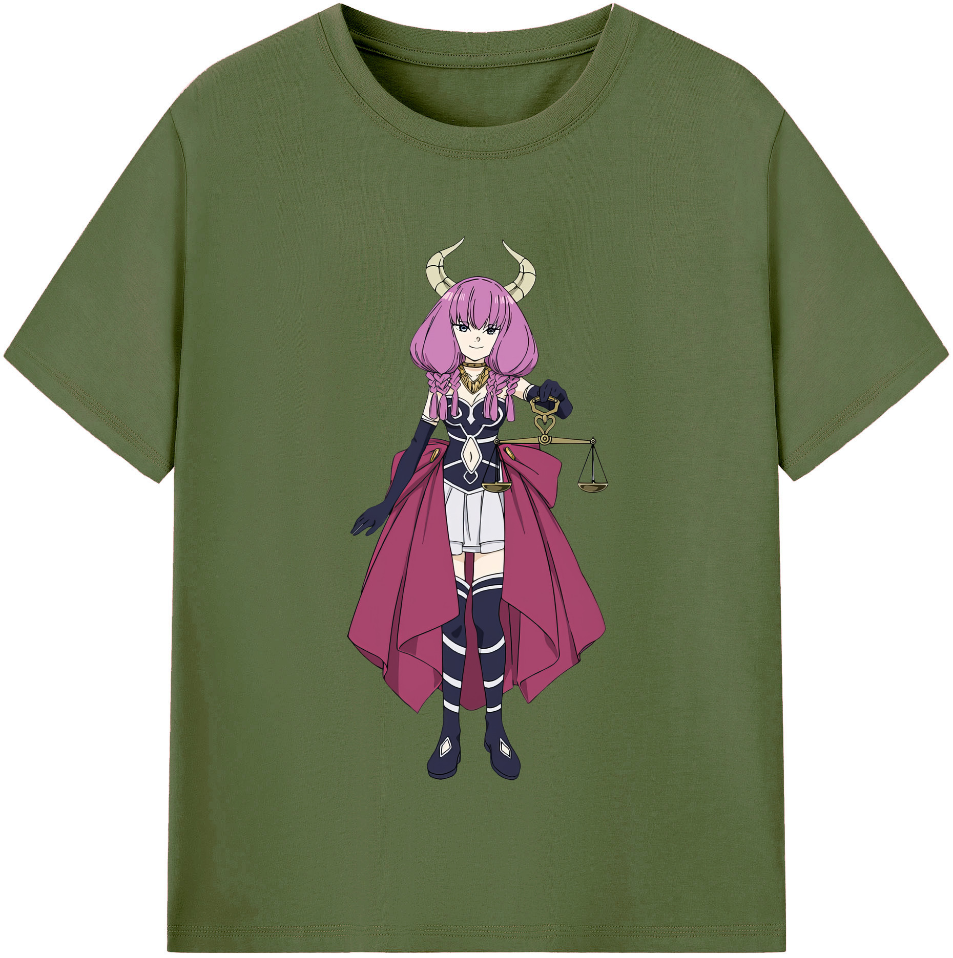 （画像用） 葬送のフリーレン Frieren 綿100％半袖Tシャツ（フロントプリント）